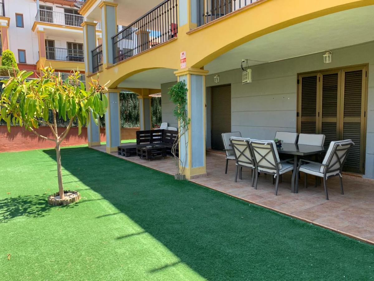Apartamento Con Jardin Privado Y Acceso A Piscina 우엘바 외부 사진